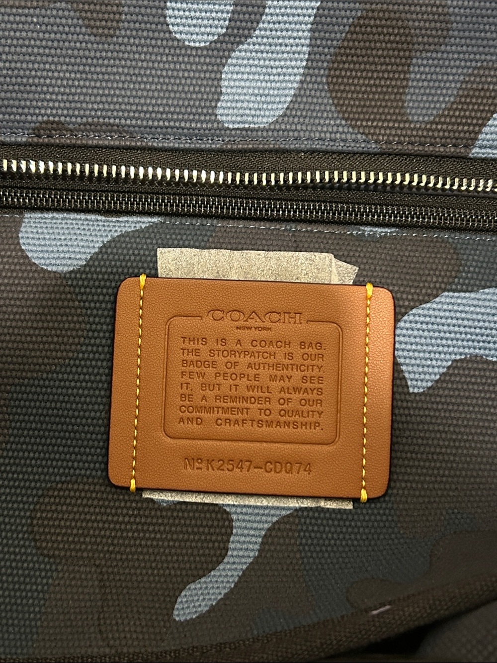Coach (NWT) Small Tour Tote Bag With Camo Print - Picture 3 of 15